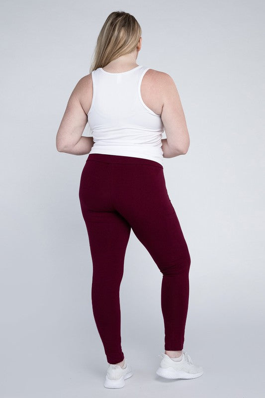 Women Plus Everyday Leggings with Pockets