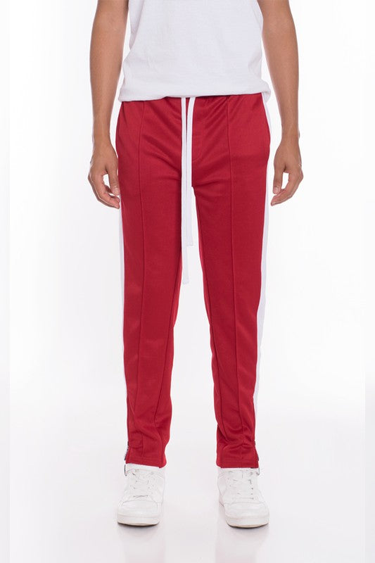 MEN STRIPES TRICOT TAPERED PANTS