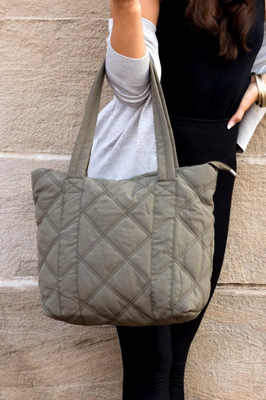 Women Quilted Tote