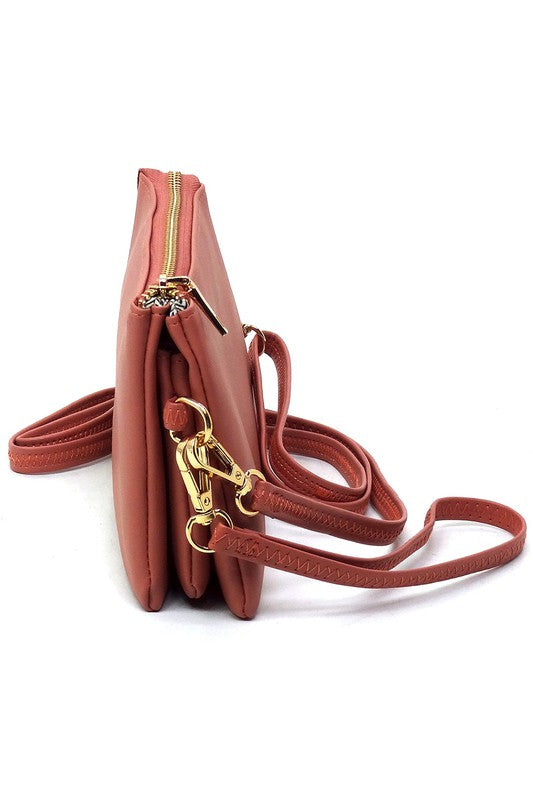 Fashion Crossbody Bag Clutch Wristlet