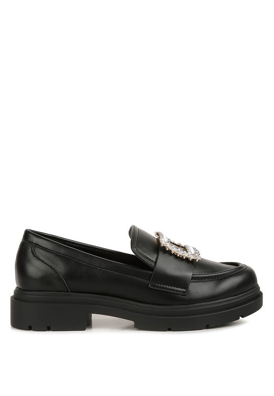 Women Bossi Loafers With Buckle Embellishment