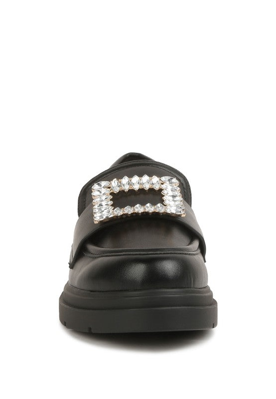 Women Bossi Loafers With Buckle Embellishment
