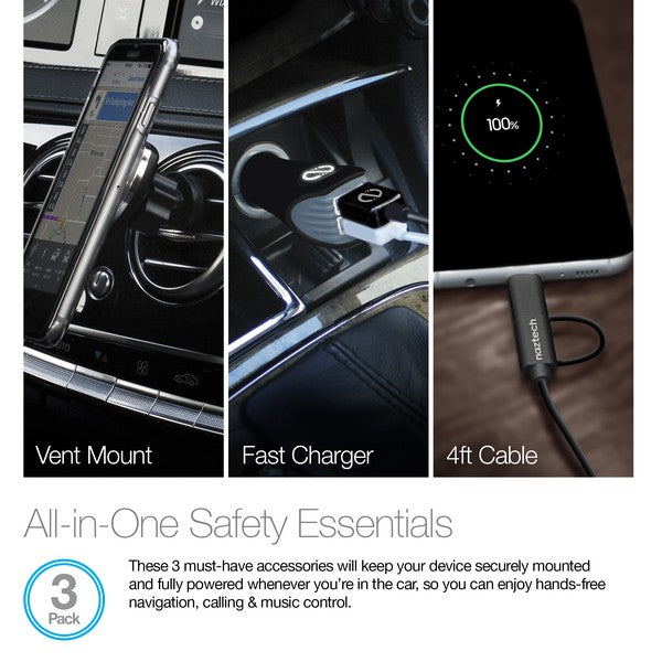 Naztech Android Safety Essentials Car Kit