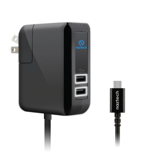Naztech N422 Trio Micro USB 4.8A Travel Charger