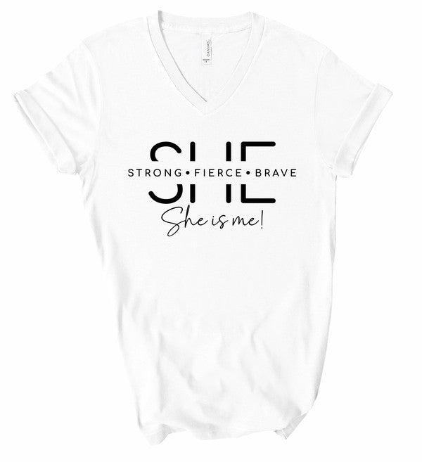 She Is Strong Graphic Boutique Tee