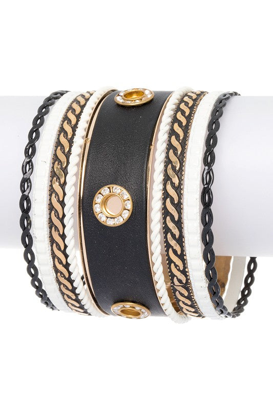 Fashion Stacking Bangle Set