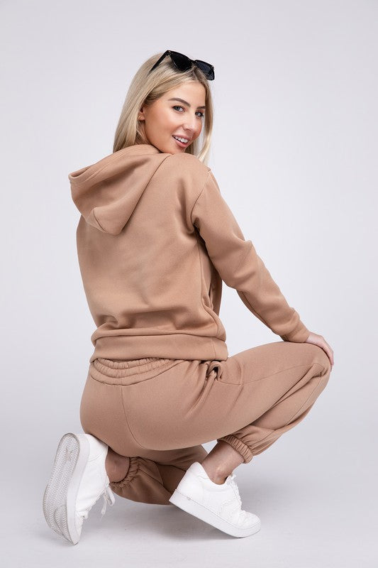 Women Drop Shoulder Hoodie & Pants