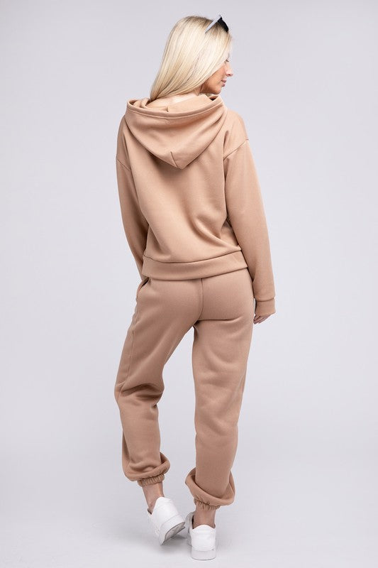 Women Drop Shoulder Hoodie & Pants