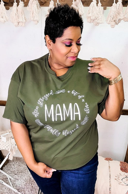 Totally Blessed Mama T Shirt