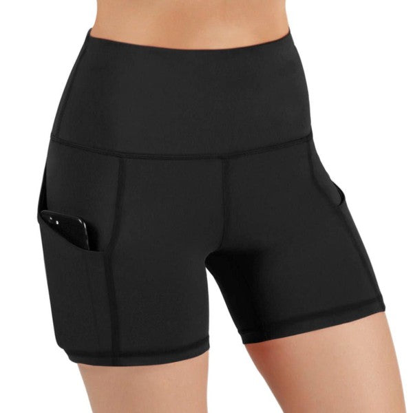 Jolie High Waisted Compression Athletic Shorts